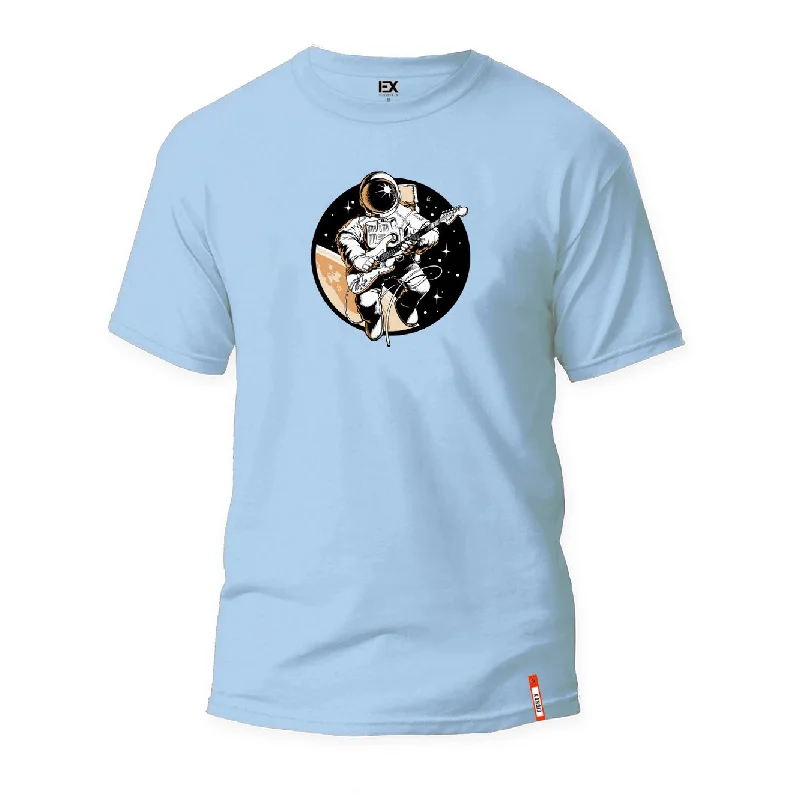 Eight X Space Rock graphic t-shirt blue