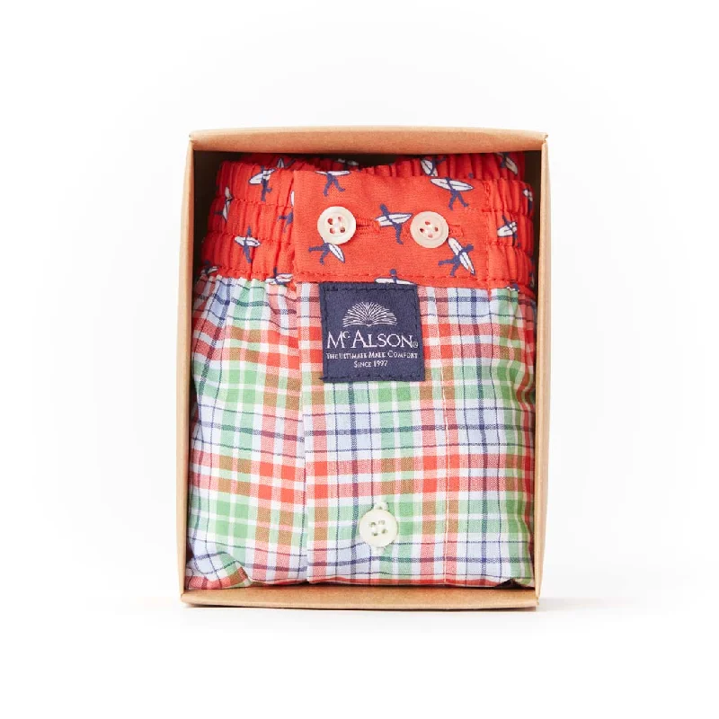 M4728 - Checkered red & green