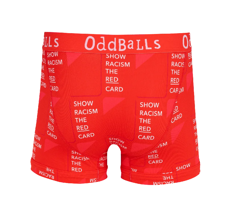 Show Racism The Red Card - Mens Boxer Shorts